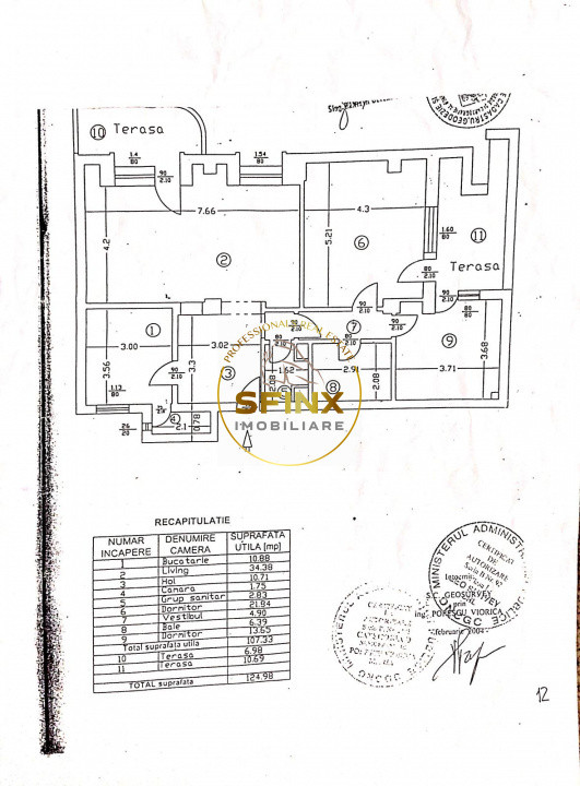 Birou 3 camere Aviatorilor Herastrau Charles de Gaulle 125 mp