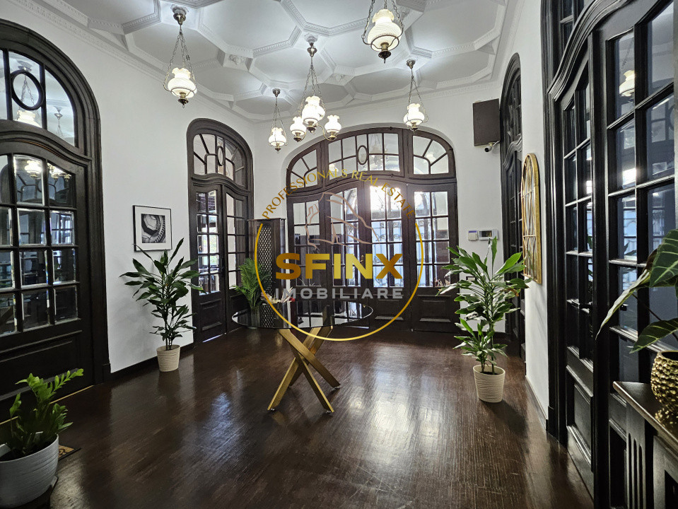 Cismigiu, inchiriere vila interbelica renovata, curte mare, parcare