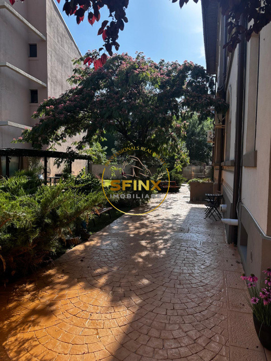 Cismigiu, inchiriere vila interbelica renovata, curte mare, parcare