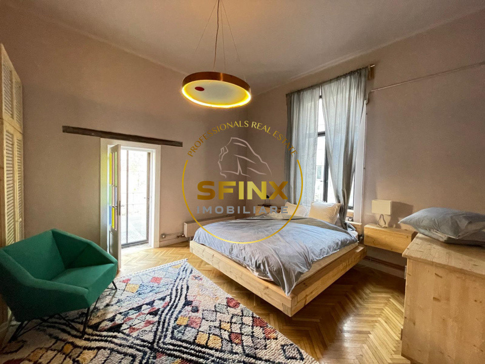 Universitate, inchiriere pentru birou, apartament in vila interbelica renovata