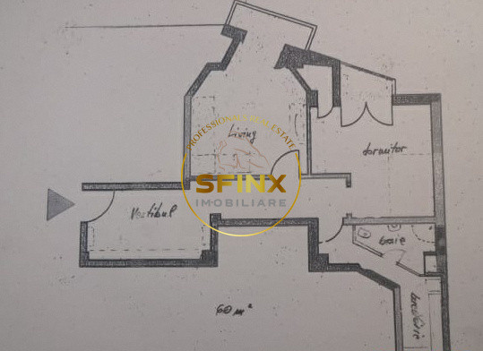 2 camere Dacia ASE decomandat mobilat