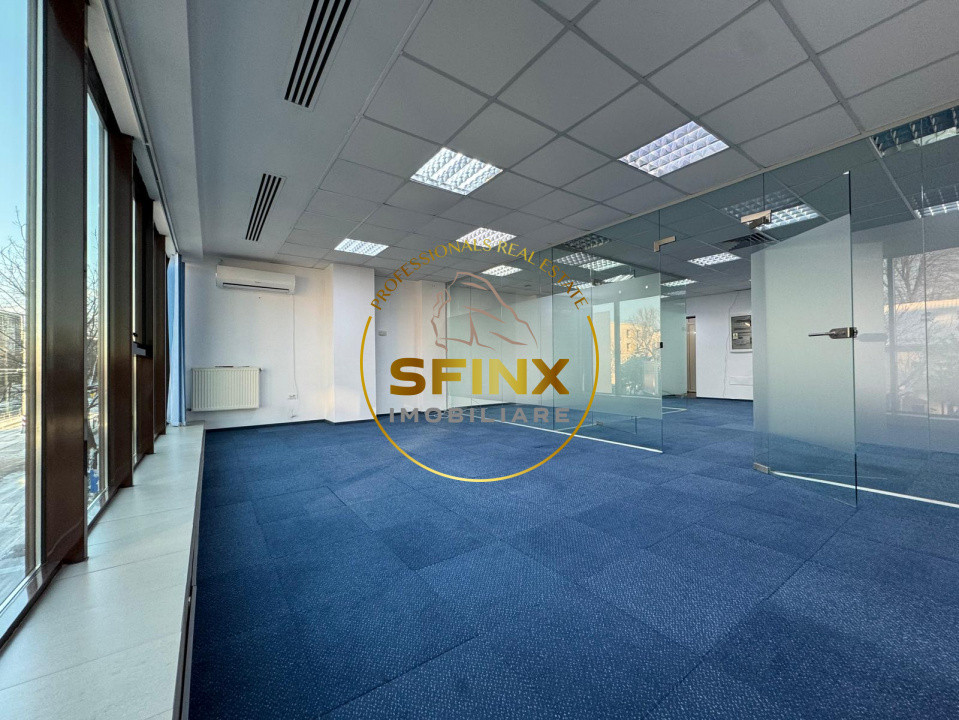 Barbu Vacarescu-Spatiu birouri luminos, frumos amenajat, foarte accesibil