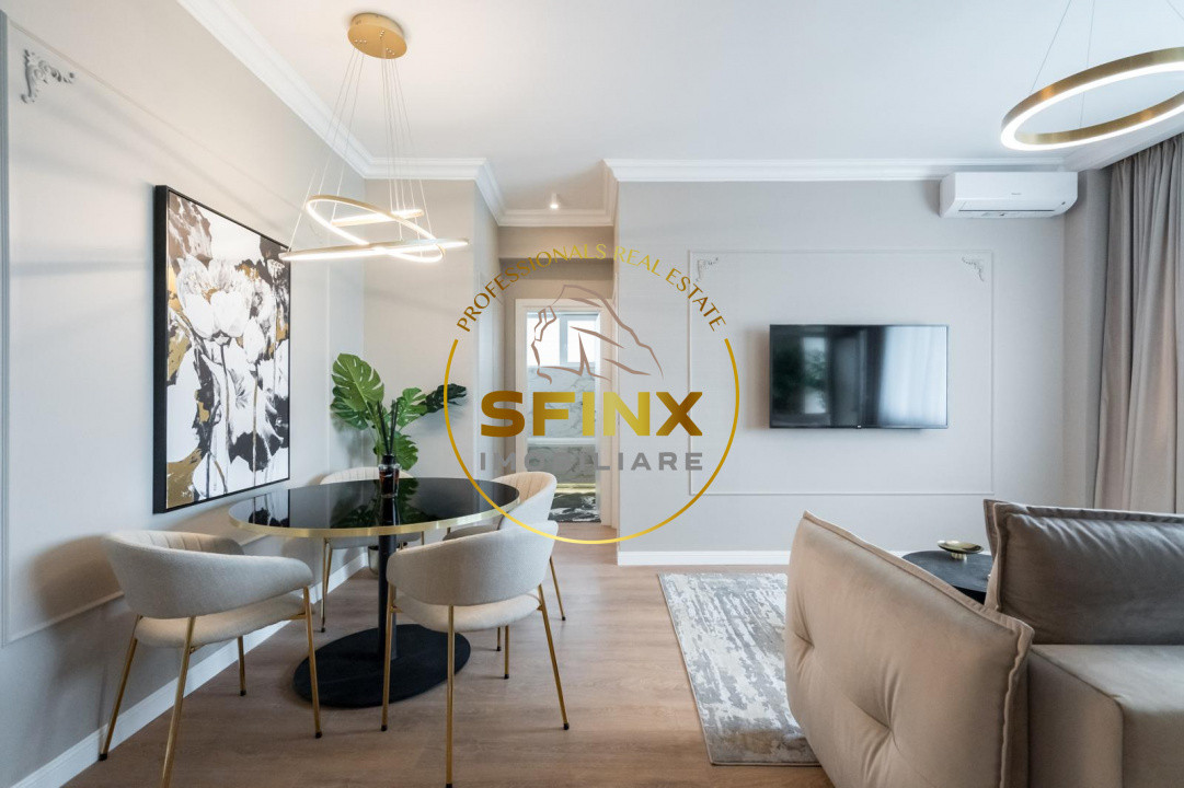 2 camere, zona Aerogării-Baneasa, bloc 2021, totul nou