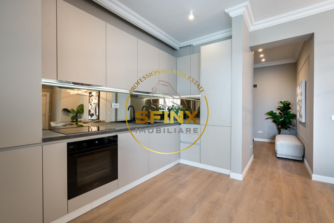 2 camere, zona Aerogării-Baneasa, bloc 2021, totul nou