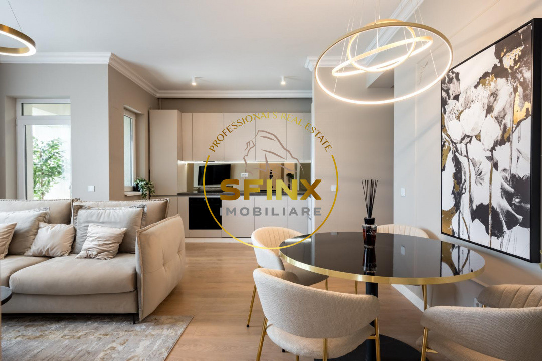 2 camere, zona Aerogării-Baneasa, bloc 2021, totul nou