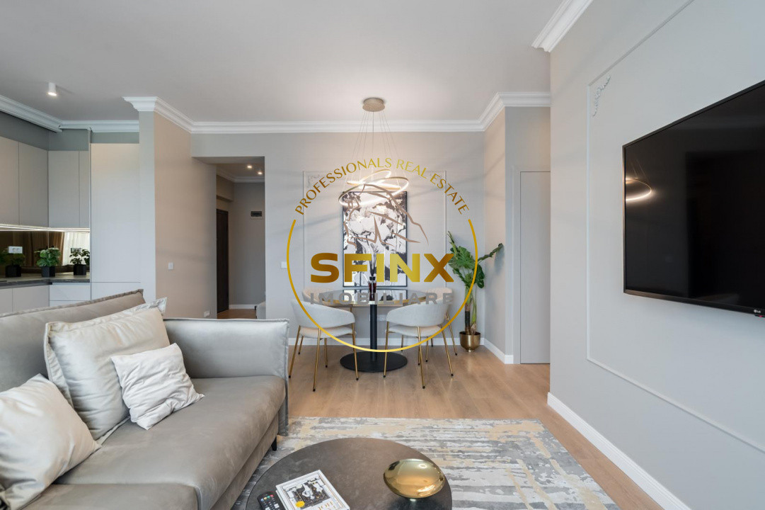 2 camere, zona Aerogării-Baneasa, bloc 2021, totul nou