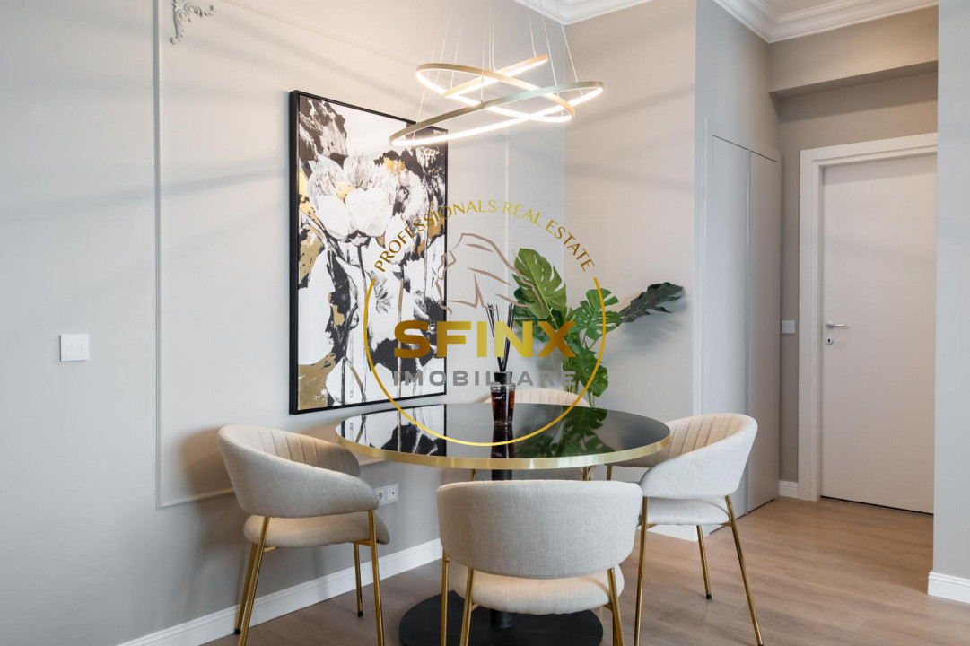 2 camere, zona Aerogării-Baneasa, bloc 2021, totul nou