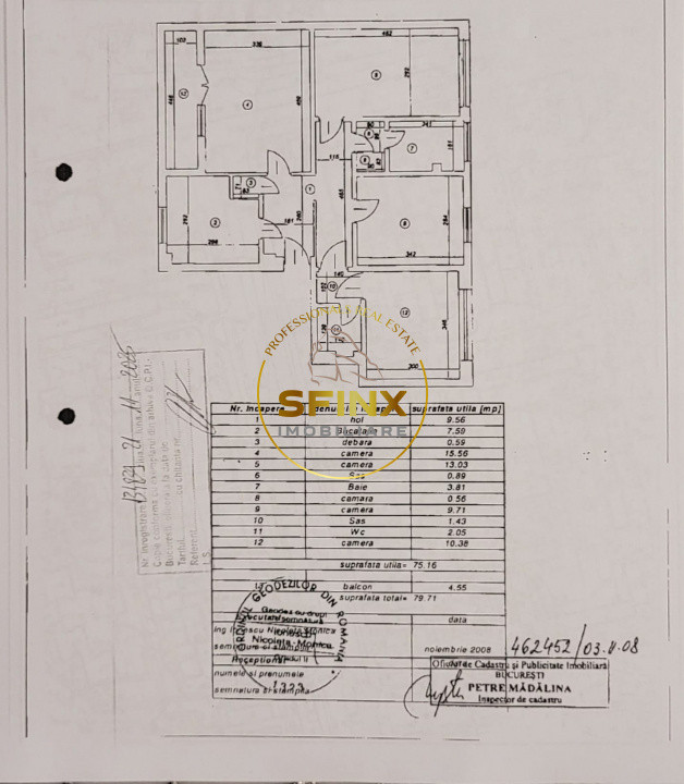 APARTAMENT DE 4 CAMERE DE VANZARE -PARC AL IOAN CUZA 