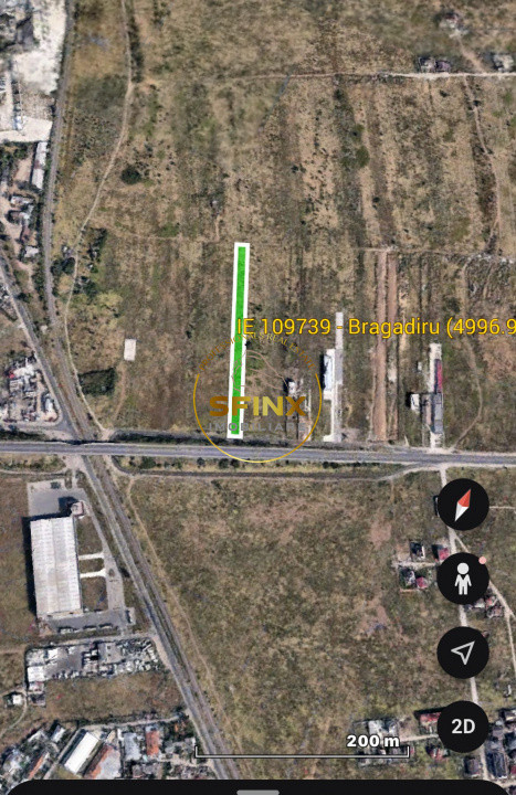 Teren intravilan | Soseaua Alexandriei | 10.000 mp | deschidere 32 mp 