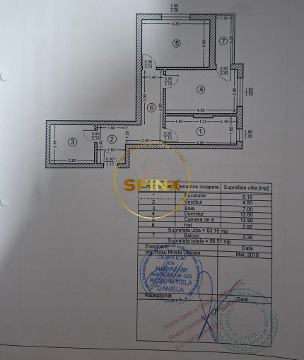 Apartament 2 camere | Militari, Rosu | etaj 1 | 53mp | bloc 2018 | parcare