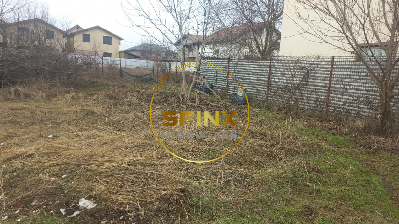 Teren intravilan 438 mp central Comuna Berceni, gaz, electricitate