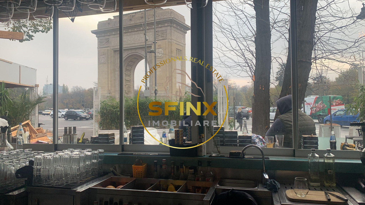 Arcul de Triumf - Restaurant pozitie unicat  448 mp, comision zero