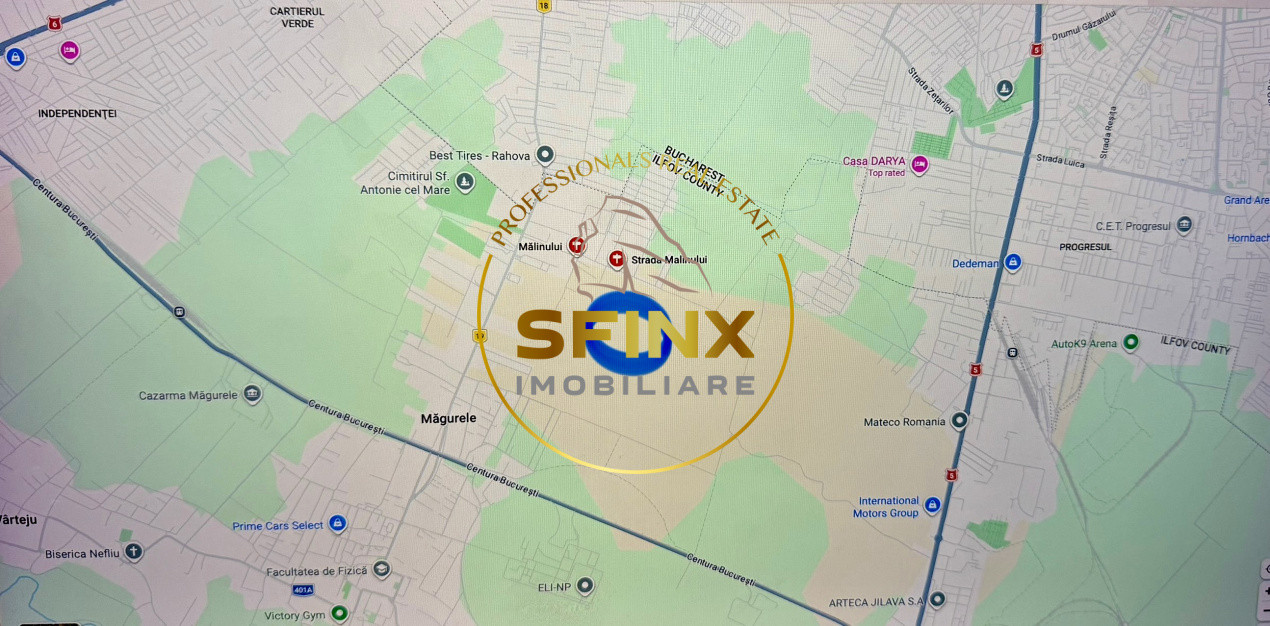 Teren intravilan Magurele 3700 mp, 20 ml deschidere, langa Erbasu