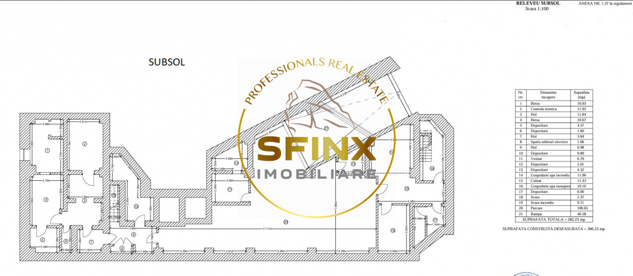 INCHIRIATA-Cladire S-P-5E+TERASA-UNIRII-2305mp-2 minute metrou UNIRII