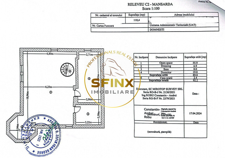 Casa la rosu cu teren 1973 mp Domnesti