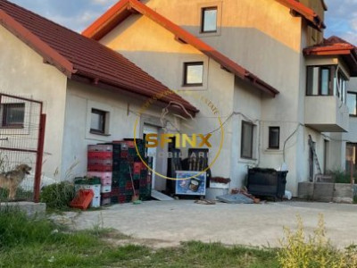 Casa la rosu cu teren 1973 mp Domnesti