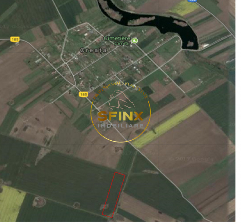 Teren intravilan arabil 36.000 mp Creata Dascalu IF