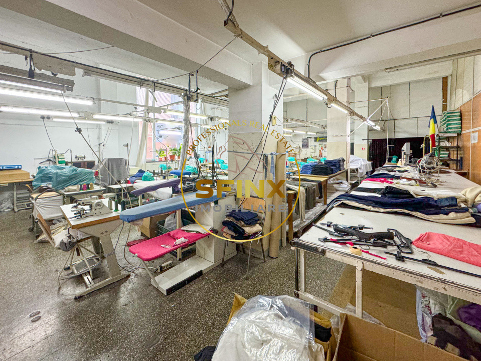 De inchiriat sectie productie textile cu utilaje - Apaca