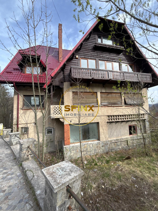 Sinaia, vila interbelica somptuoasa, necesita renovare, oportunitate