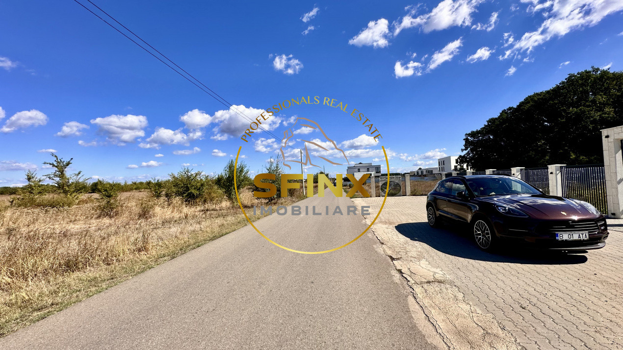 Corbeanca 3000 mp | deschidere 22 m la drum asfaltat | padure | utilitati 