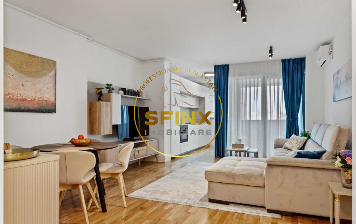  2 camere/  Barbu Vacarescu/ 102 The Address/ centrala/ parcare subterana