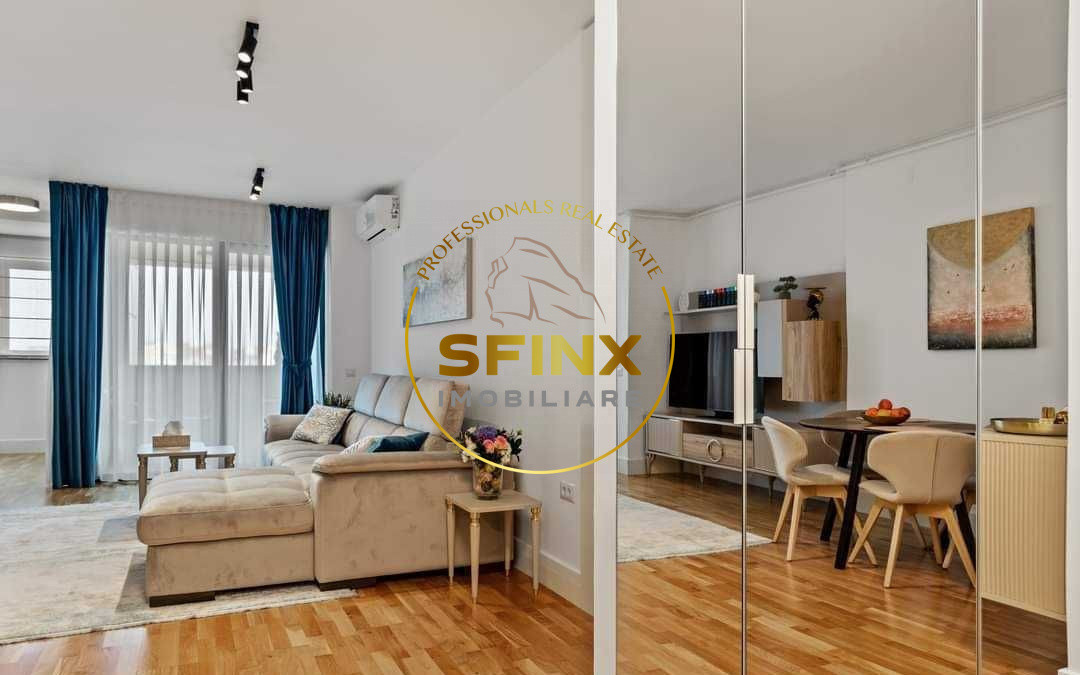  2 camere/  Barbu Vacarescu/ 102 The Address/ centrala/ parcare subterana