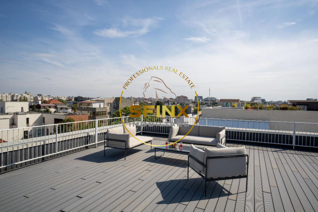 Dacia Eminescu, penthouse mobilat cu terasa 170mp si garaj