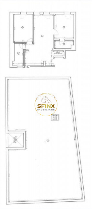Dacia Eminescu, penthouse mobilat cu terasa 170mp si garaj