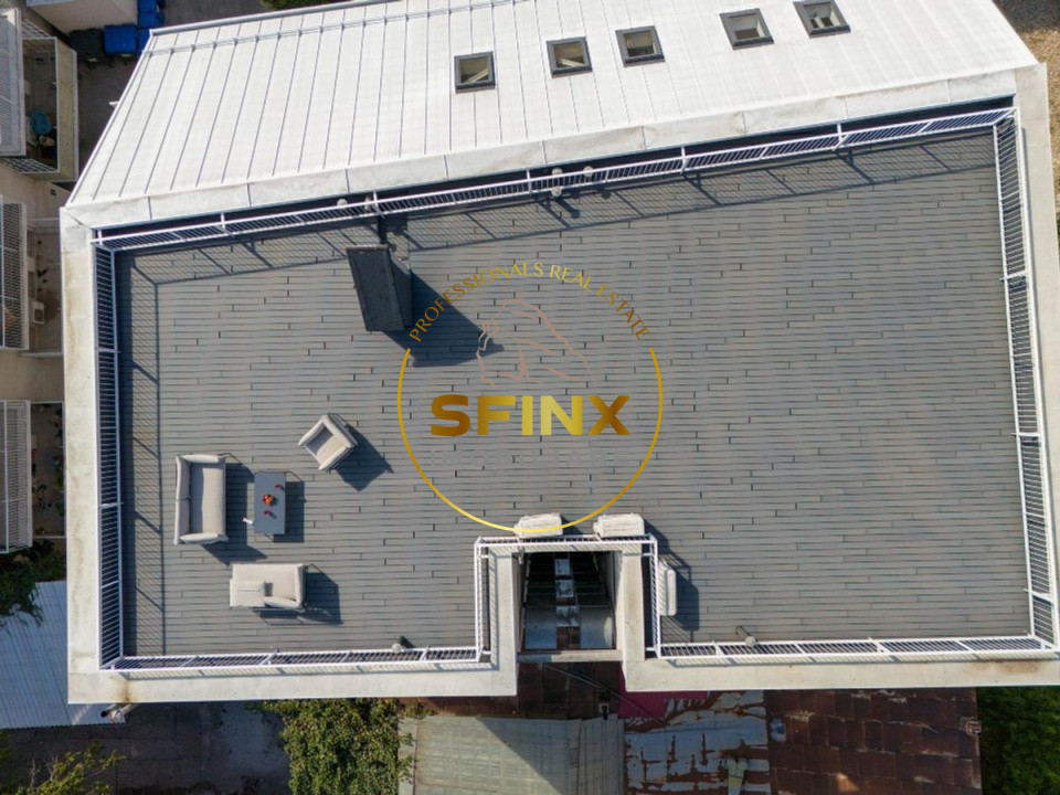 Dacia Eminescu, penthouse mobilat cu terasa 170mp si garaj