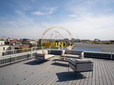 Eminescu, 3 room penthouse for rent with 170sqm terrace and garage