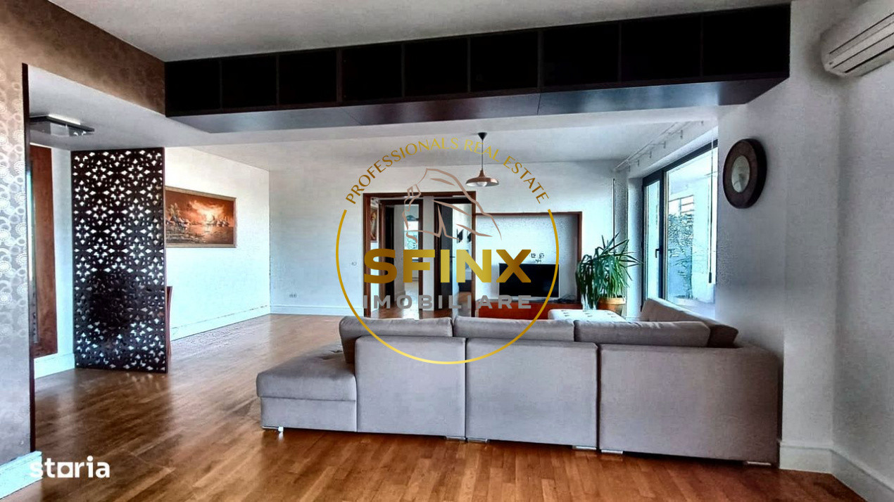 Domenii, penthouse inchiriere 4 camere, 128mp utili, terasa 80mp