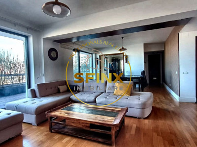 Domenii, penthouse inchiriere 4 camere, 128mp utili, terasa 80mp