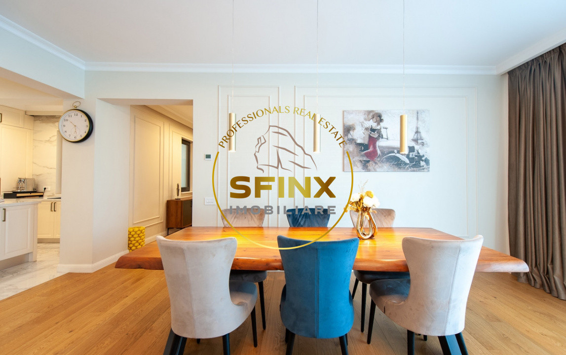 Baneasa, Aerogarii, boutique building, 4-room apartment for rent, 2 parking