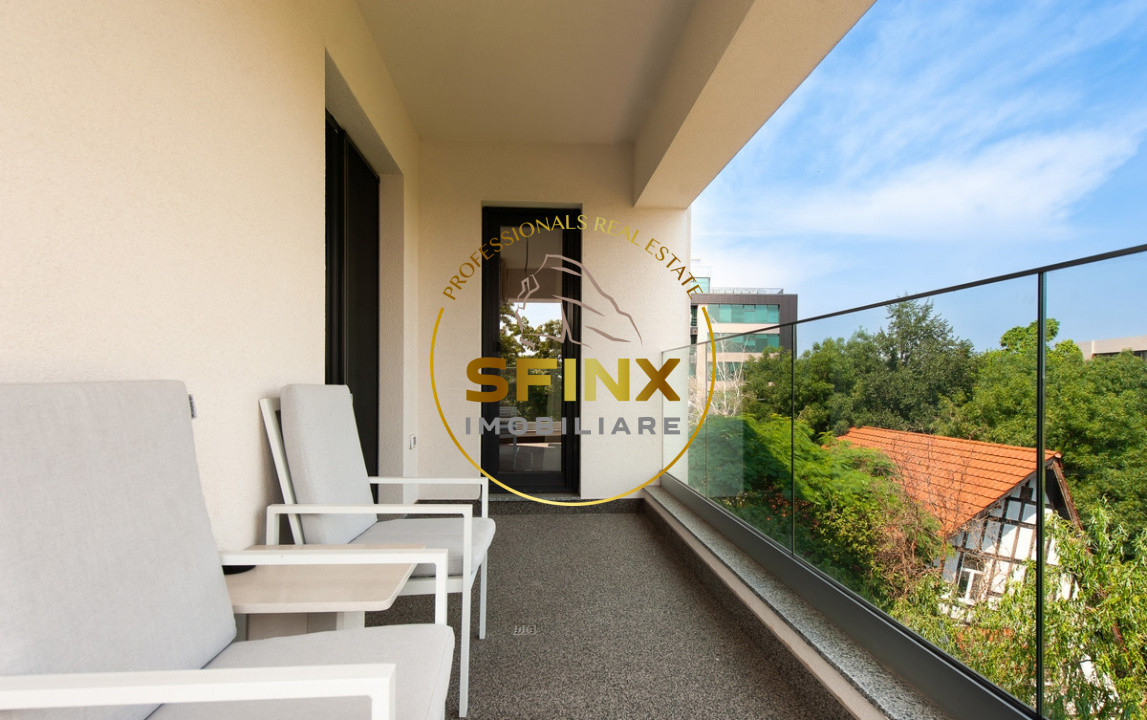 Baneasa, Aerogarii, boutique building, 4-room apartment for rent, 2 parking