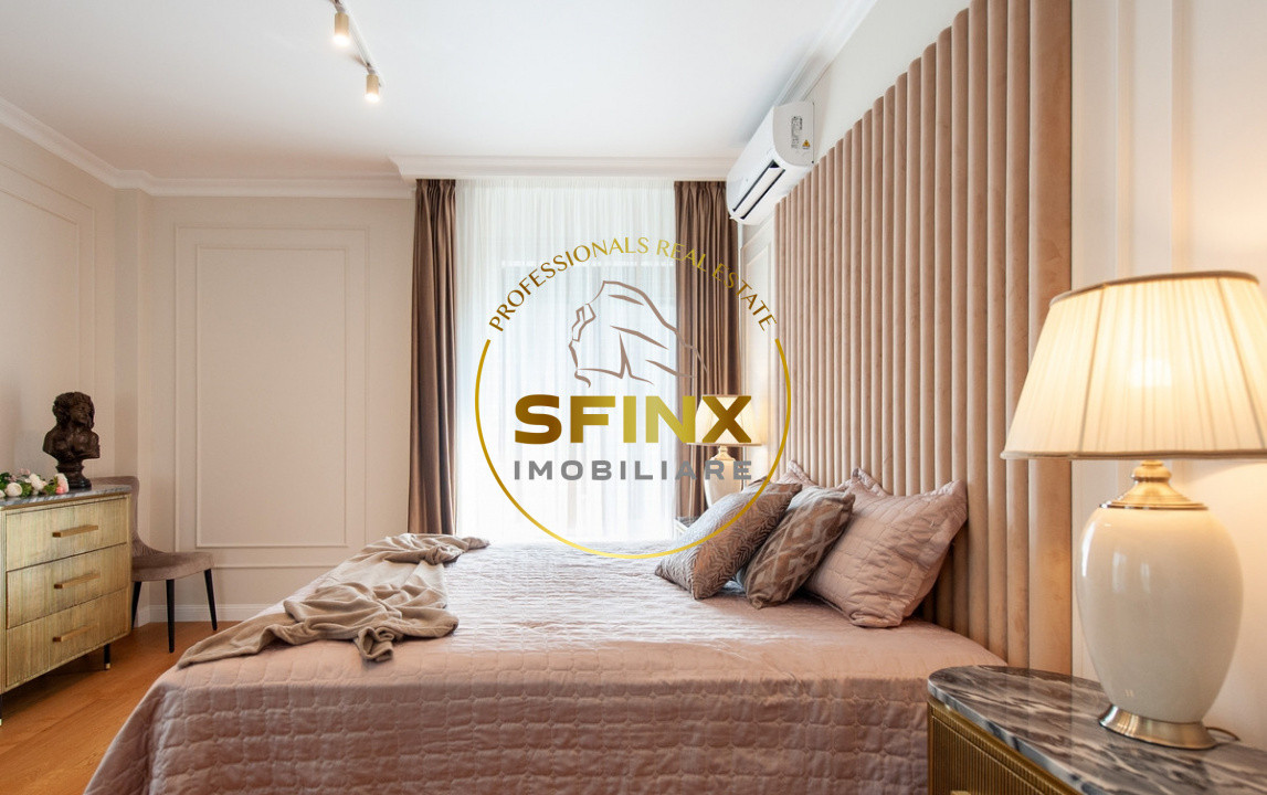 Baneasa, Aerogarii, boutique building, 4-room apartment for rent, 2 parking