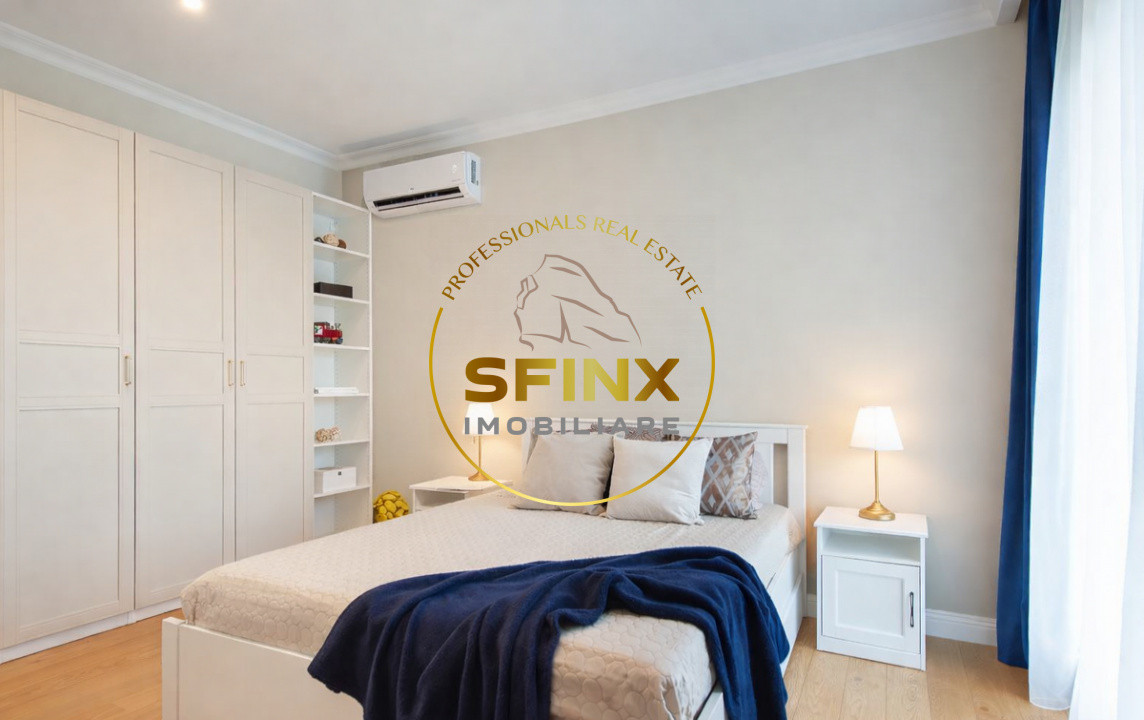 Baneasa, Aerogarii, boutique building, 4-room apartment for rent, 2 parking