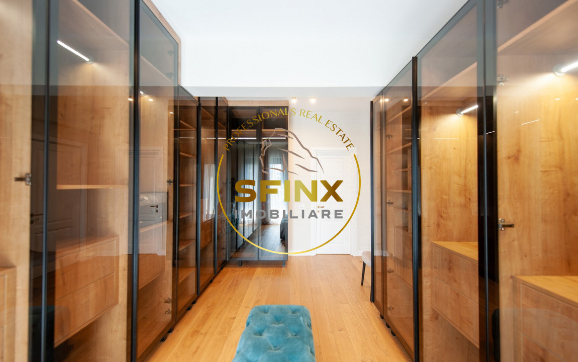 Baneasa, Aerogarii, boutique building, 4-room apartment for rent, 2 parking