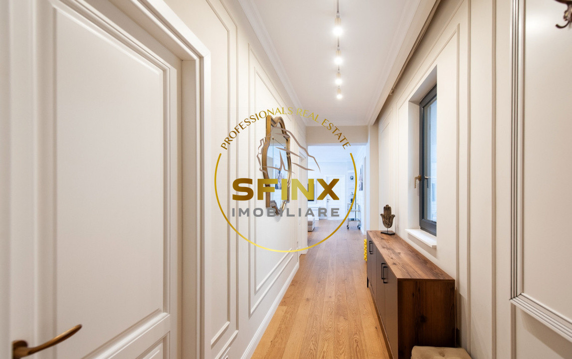 Baneasa, Aerogarii, boutique building, 4-room apartment for rent, 2 parking