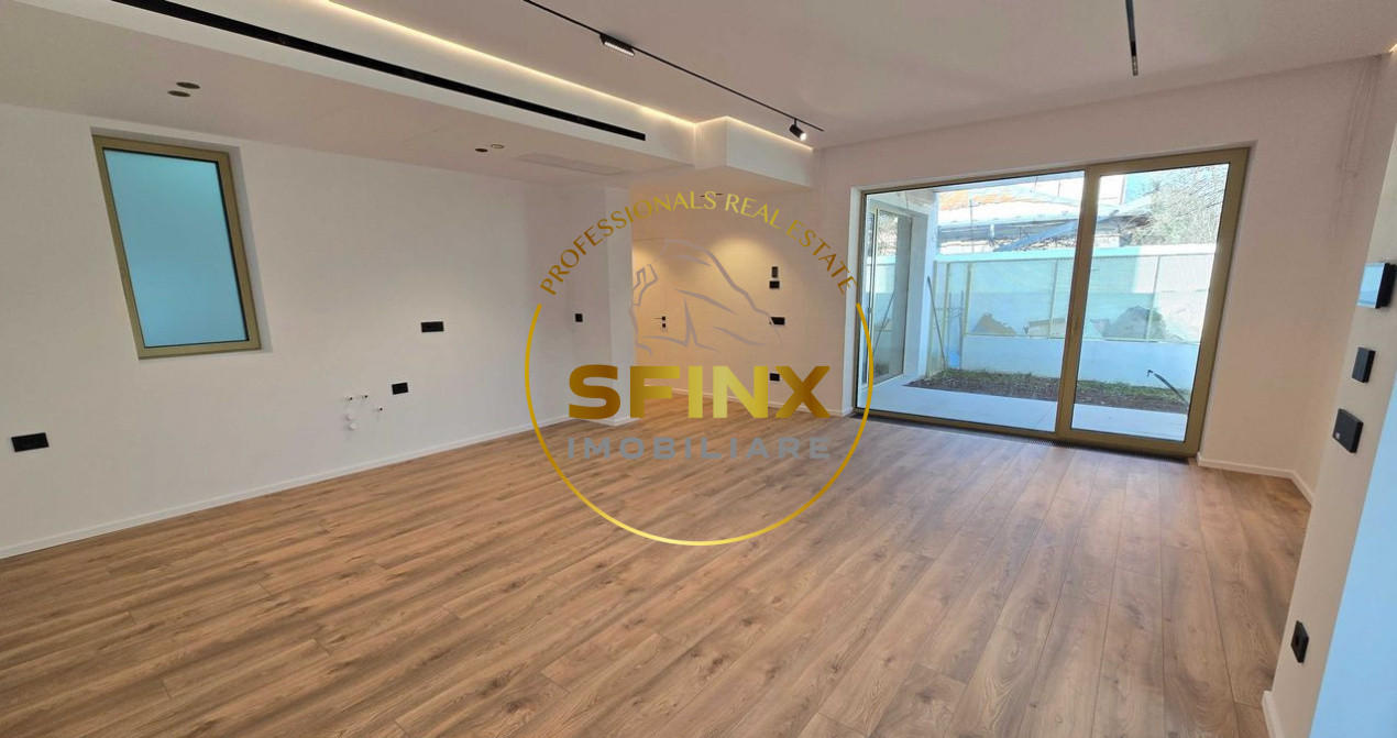 Domenii, inchiriere apartament 3 camere parter, bloc boutique, prima inchiriere