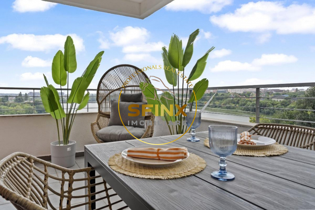 Tei, apartament 3 camere cu terasa, vedere superba catre lac, parcare