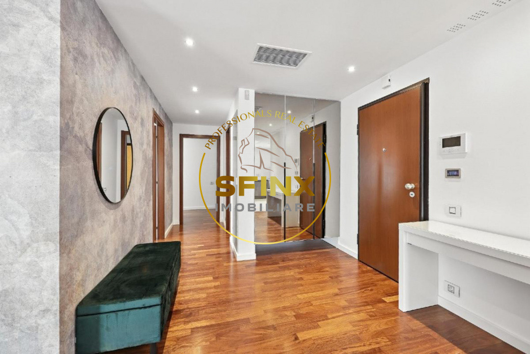 Baneasa Residences, US Embassy, 3 room for rent, 3 baths, 2 parking, storage