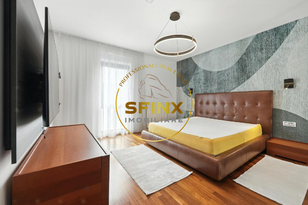 Baneasa Residences, US Embassy, 3 room for rent, 3 baths, 2 parking, storage