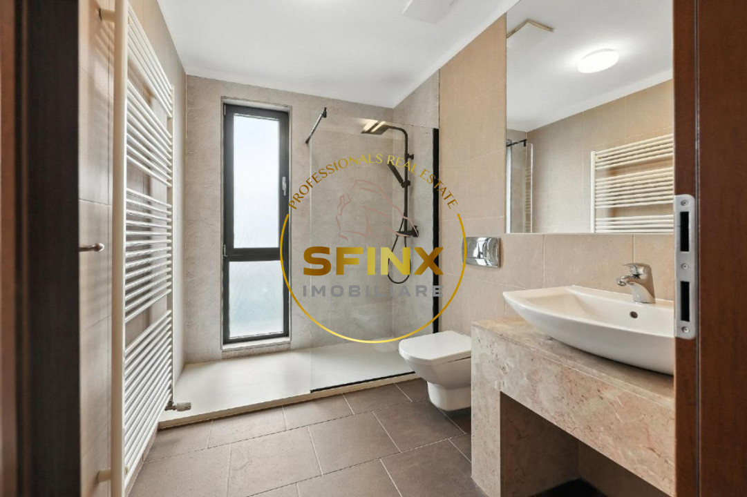 Baneasa Residences, US Embassy, 3 room for rent, 3 baths, 2 parking, storage