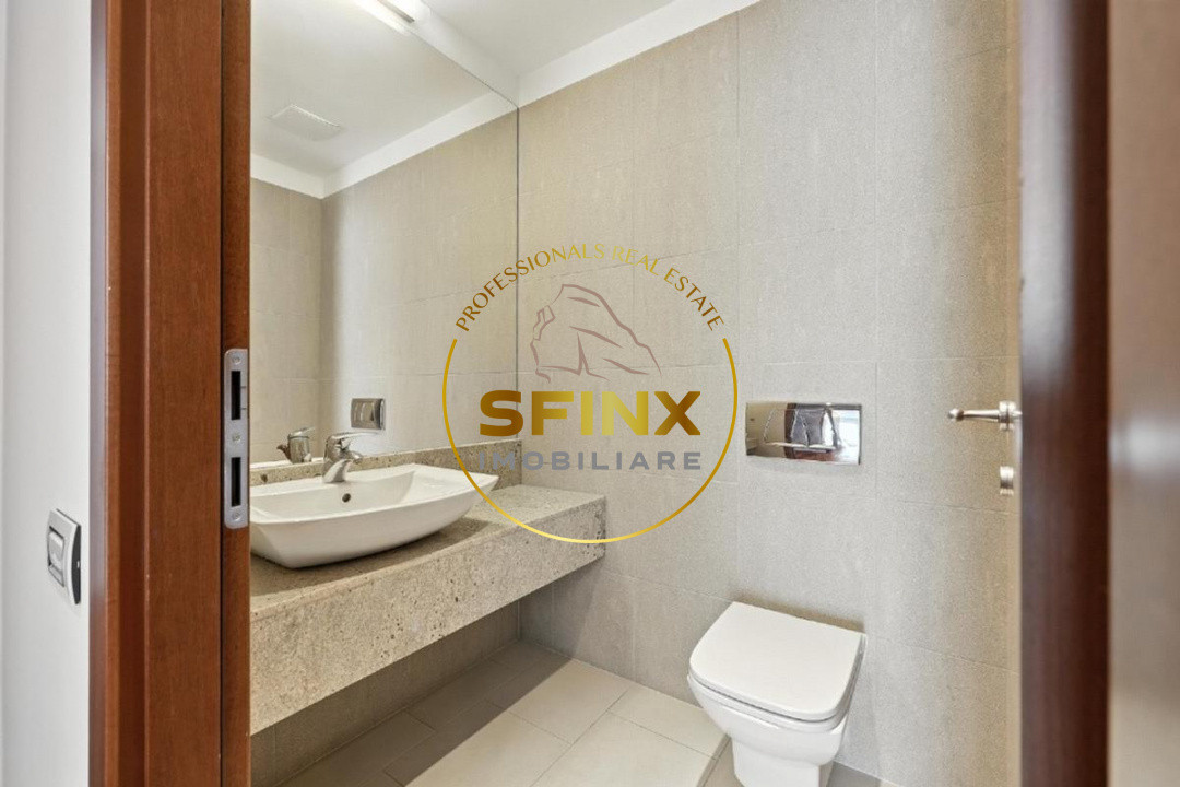 Baneasa Residences, US Embassy, 3 room for rent, 3 baths, 2 parking, storage