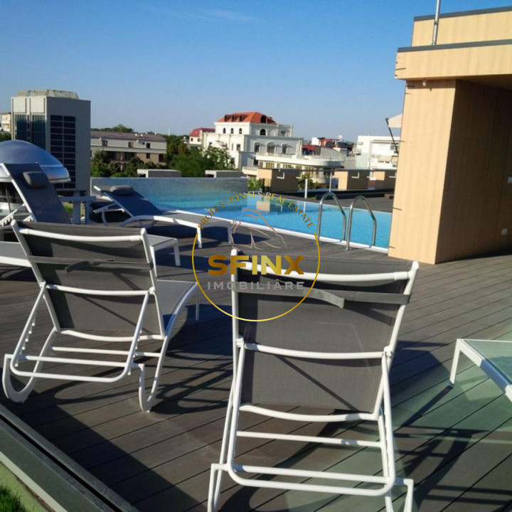 Kiseleff, 3 room ground floor apartment with garden and access to roof pool