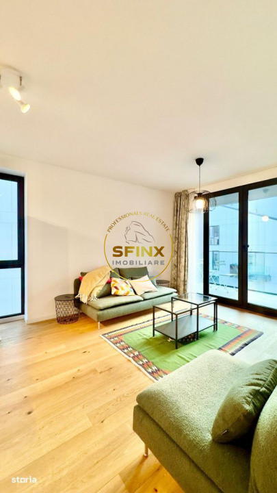 Win Herastrau, 3 camere mobilat modern, spatios si luminos, cu parcare