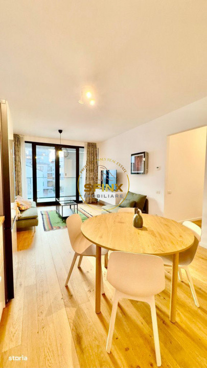 Win Herastrau, 3 camere mobilat modern, spatios si luminos, cu parcare