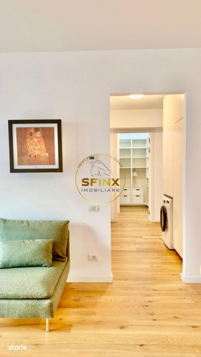 Win Herastrau, 3 camere mobilat modern, spatios si luminos, cu parcare