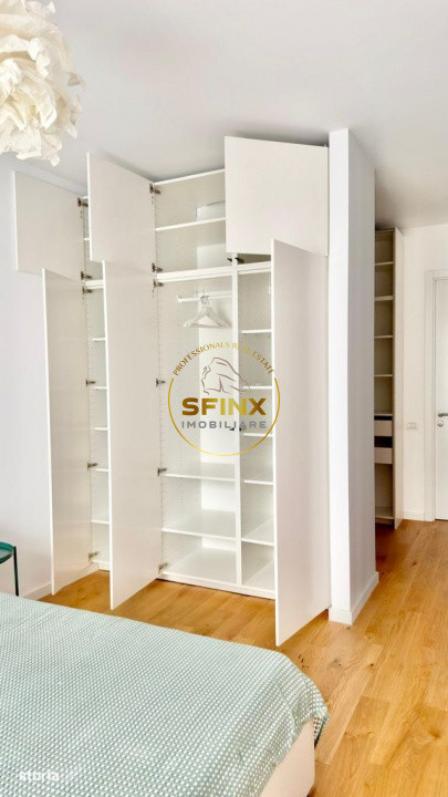 Win Herastrau, 3 camere mobilat modern, spatios si luminos, cu parcare