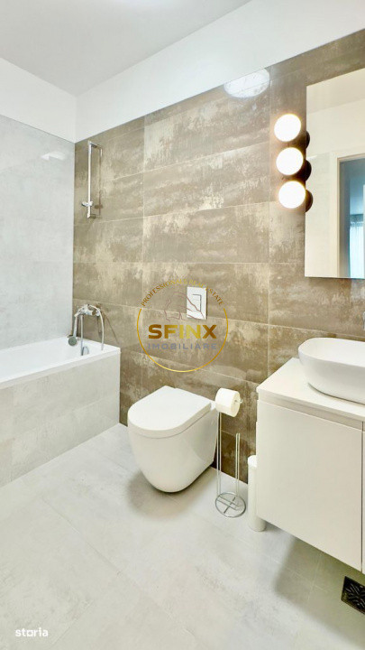 Win Herastrau, 3 camere mobilat modern, spatios si luminos, cu parcare